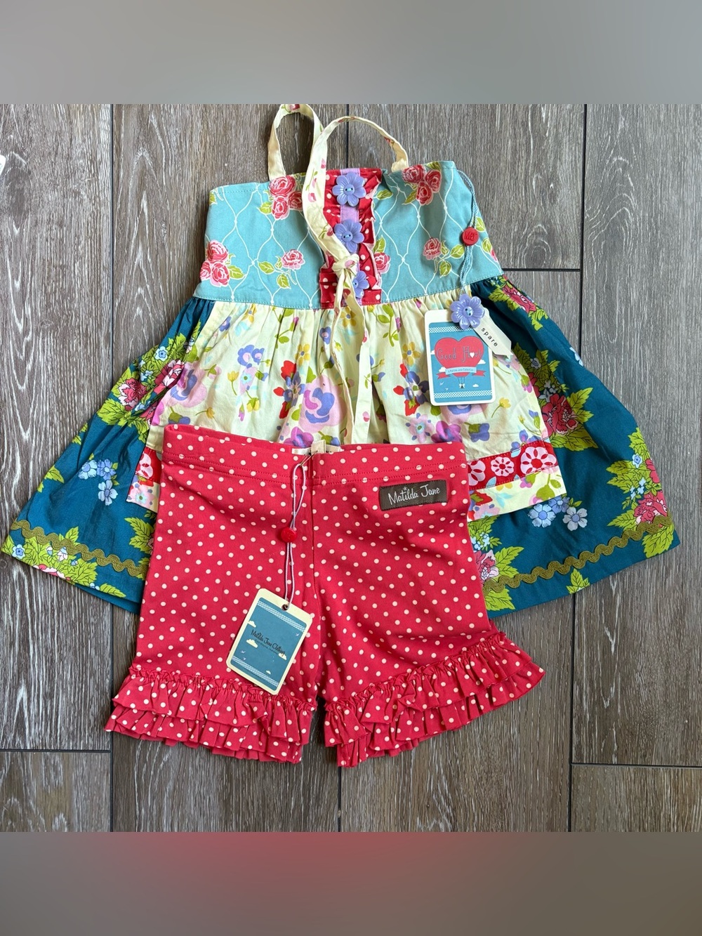 Matilda Jane NWT Firecracker Shorties and Ellie Top